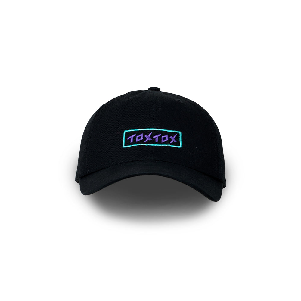 Cap Black - Logo purple/green