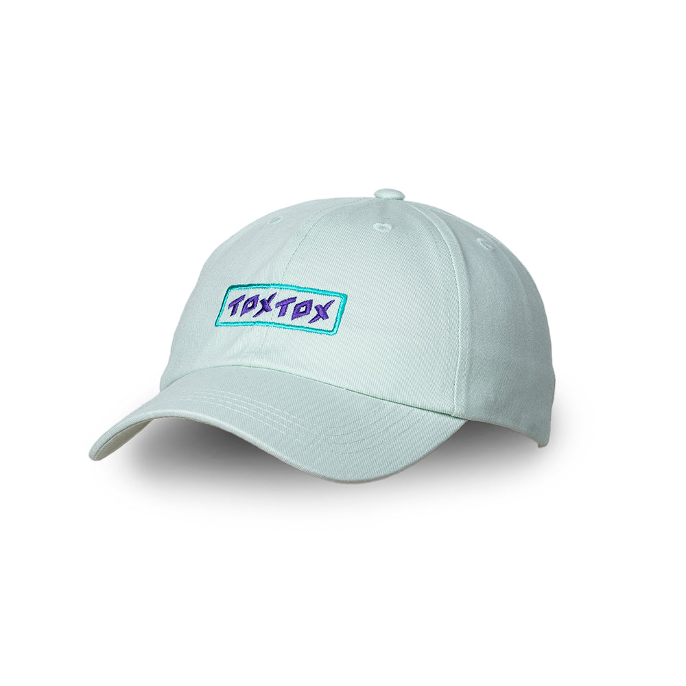 Cap Pastel Mint - Logo purple/green