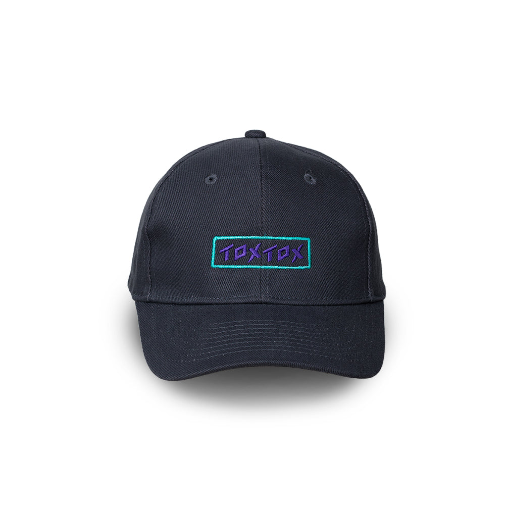 Cap Graphite Grey - Logo Purple/Green