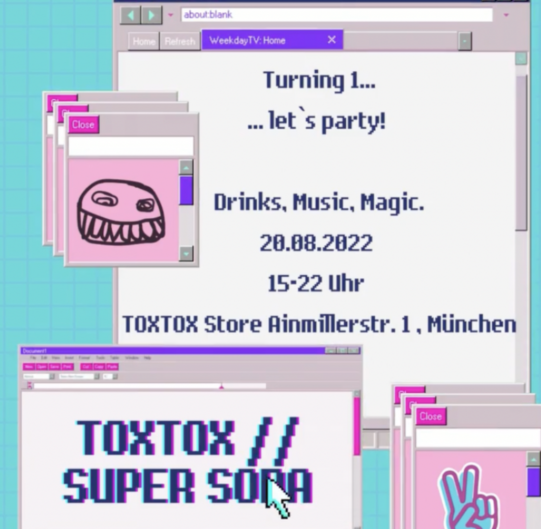 Toxtox Turning 1