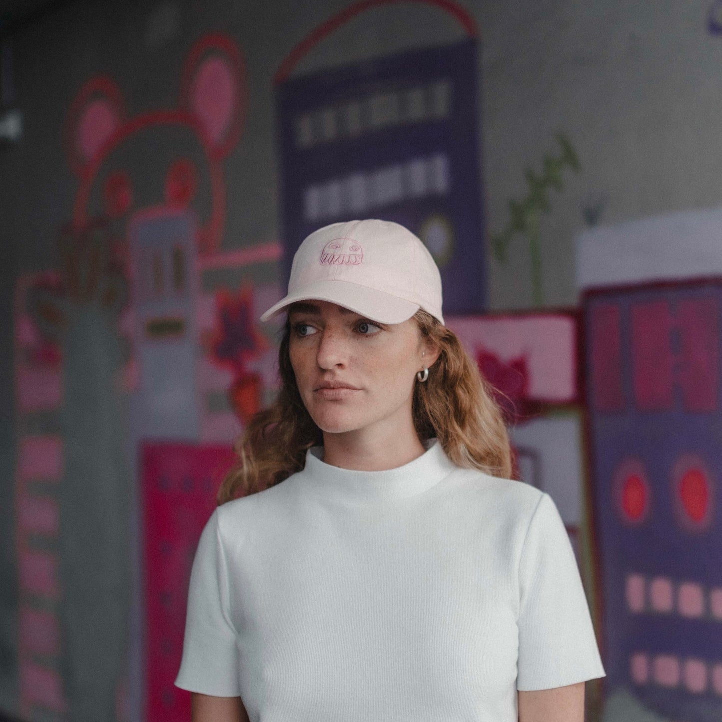 Cap Pastel Pink - Monster