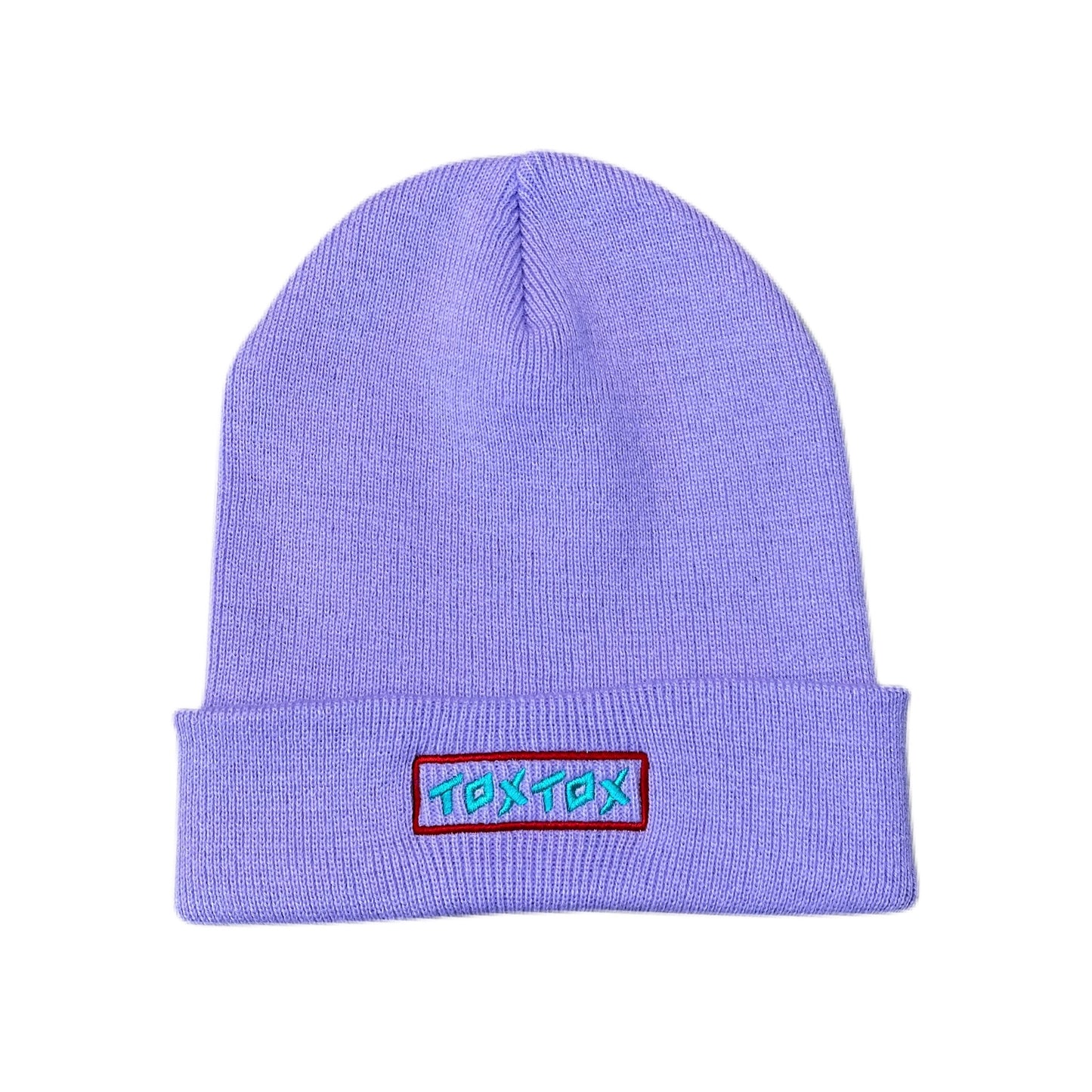 Beanie Lavender green/red