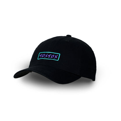 Cap Black - Logo purple/green