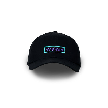 Cap Black - Logo purple/green